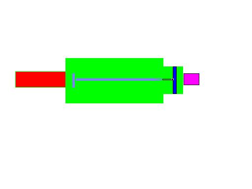 red is barrel, green is chamber, blue is toolie valve, and pink is pilot port...