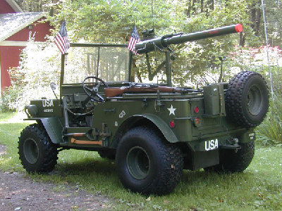2/3 Scale jeep with cannon