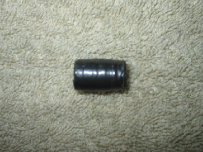 Piston is made out of a small plastic thread spool with the thread on it filled with epoxy wrapped with electrical tape to fit type m copper pipe the pipe used it the gun, and a sealing face super glued to the top of the piston.