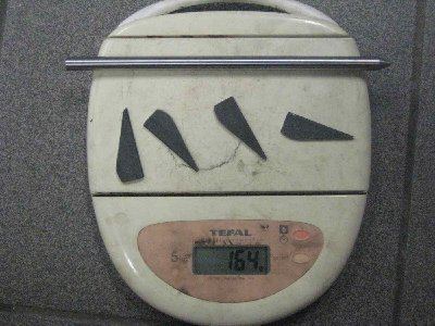 look at the fins and the penetrator<br /><br />(164g)