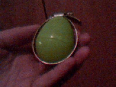 Its easter and plastic eggs can be easily obtained. plus they don't leak with the fastener on