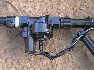 The sprinkler valve