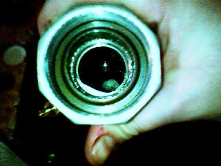 View in the chamer without a burst disk.
