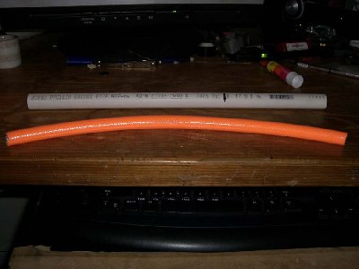 These Are the Materials Needed. The length will vary baised on personal desired. Longer barrels are harder to sleve but produce higher velocities
