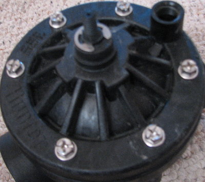 This is the valve without the knob on