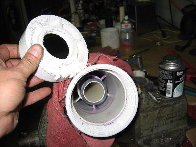 Shows how I make my barrel spacers from a bushing.