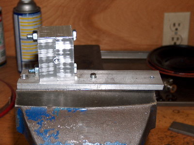 Drill a matching hole in a piece of flat bar. Do not drill all the way through. 3/16&amp;quot; is enough. Cut an alignment pin from one of your bolts. It should as long as it can be, with the blocks sitting evenly on the flat bar.