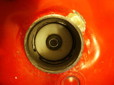 View into the open2 inch QDV valve.