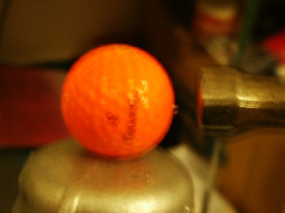 Free trigger knob.  Attached with a simple hole drilled through it and a welding rod pounded in to secure it.