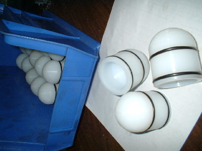2&amp;quot; UHMW round weighed 85 grams