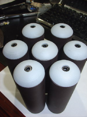 Painted 1.7 PVC compound rounds