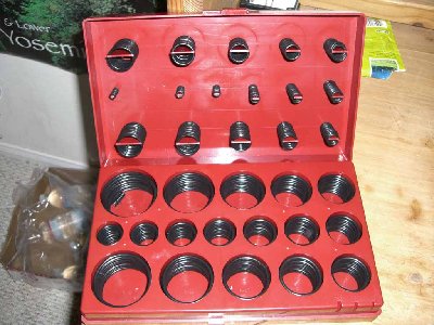 500 piece o ring set 1/16&amp;quot; -2 1/4&amp;quot; $2