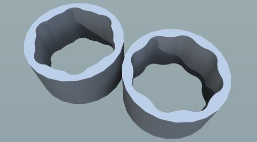 Two rifling designs