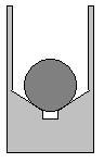 Cross-section. The body of the mold being made from barrel material.