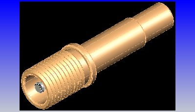 Schrader Valve from  TR413 Tire Stem