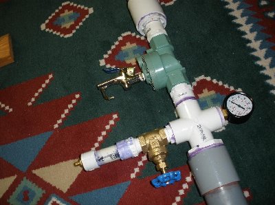 the fill valve, sprink. valve, and gauge