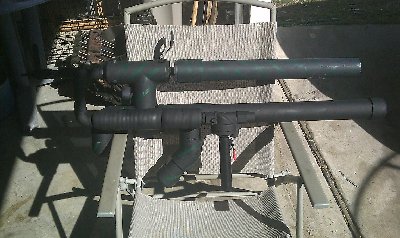 Finished Gun with Spud barrel - other side