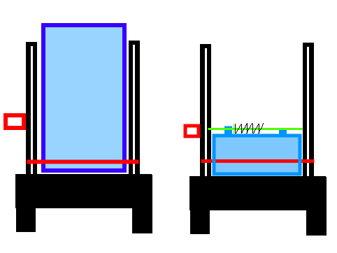 locking mech, open close (front view)