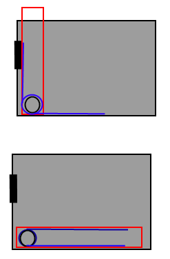 open and close, side view