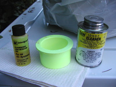 The ingredients are Cleaner and oil based dye