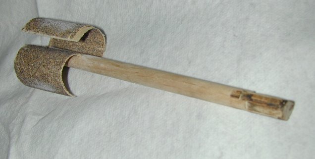 The completed flapper-hawg.