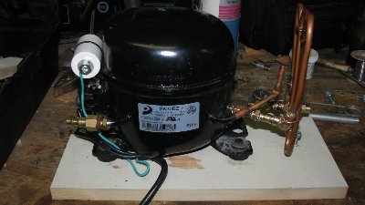 compressor mounted on board