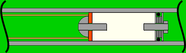 This is a standard piston with one-way equalization accomplished by a floating o-ring.