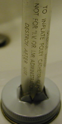 Barrel installation detail before the tape was added.