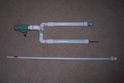 marble cannon with unscrewed barrel