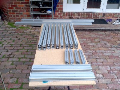 The main frame laid out