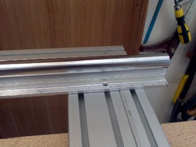 These are 25mm case hardened rods mounted on an aluminium carrier. Each is 1600mm long.