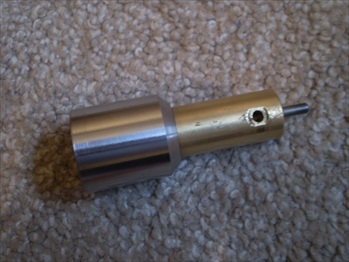 Custom Paintball tank adapter for Crosman valve
