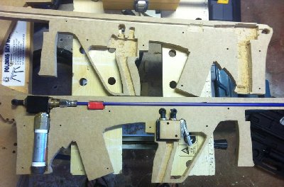 Inside of the rifle
