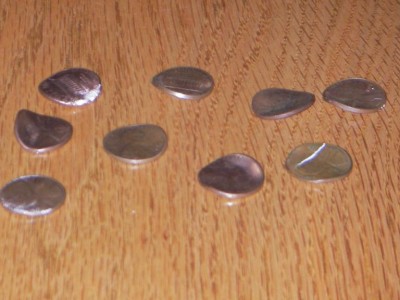 Pic 6.JPG (60.83 KiB) Viewed 3647 times This is from when I shot a roll of 50 pennys out of my cannon at a Cement block, Sorry Mr. Pres