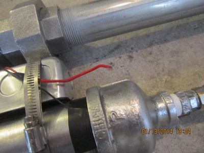 High tech ignition setup.