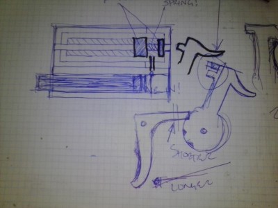 hammer will strike a custom pilot valve on the coaxial. under the coax is the pump tube. EASY!