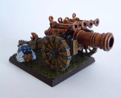 Large and small bore combo cannon.