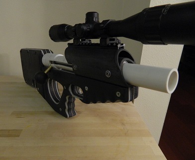 New Bolt action design to accommodate new rifled long pistol barrel
