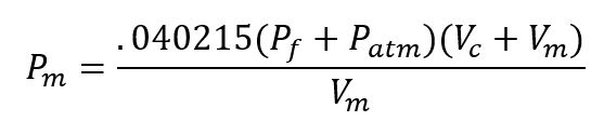 Revised Air Through Meter Equation