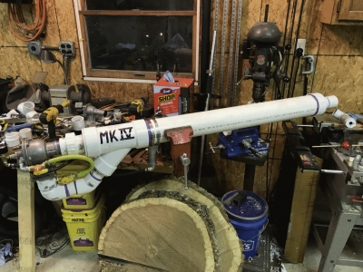 Balanced on my workbench