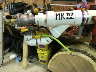 The added hose piece for the fill plug.