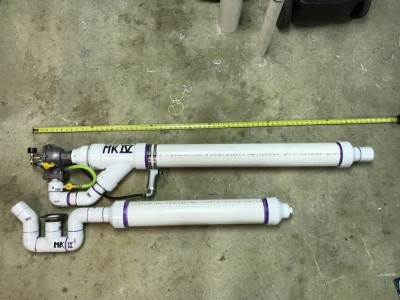 Loss of chamber volume to the inner barrel was compensated by increasing the chamber length to almost double.
