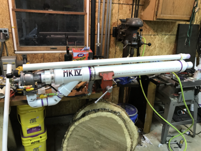 The barrel sleeve is almost 5 feet long
