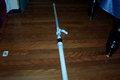 The gun, this thing is HUGE!