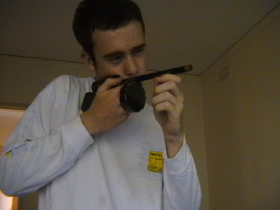 LOUD, and yes i do look very stupid in that picture.