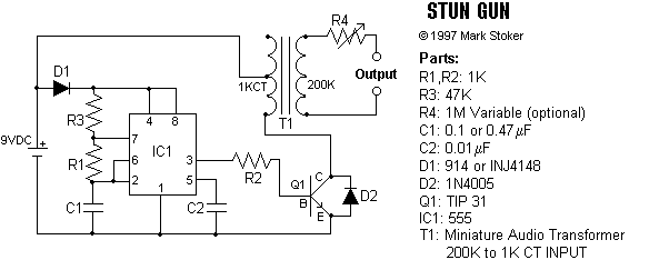 Stun Gun Schematics
