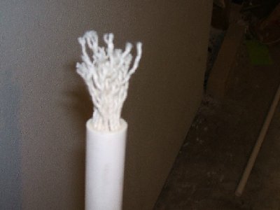 Put the end in the blowgun