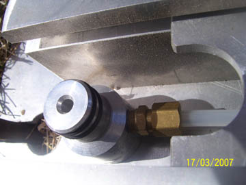 Nozzle w/2 o-rings and keeper/slider