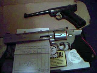 latest  ,3day old ,(454 casull)<br />ruger mk2 for scale