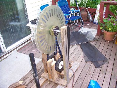 This was taken last summer. Ive done a little more on it since then, but I dont feel like taking a new pic cause its cold outside now.<br /> I hope to make new plates for it soon as these are really crappy looking.